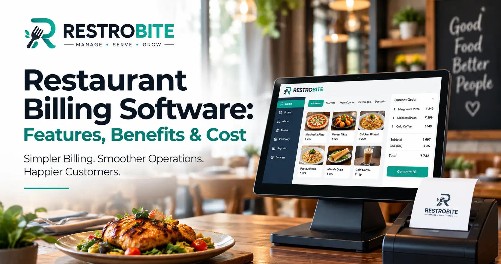 Restaurant Billing Software: Features, Benefits & Cost